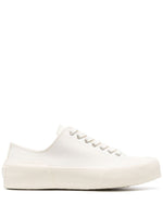 White White Leather Sneakers 1