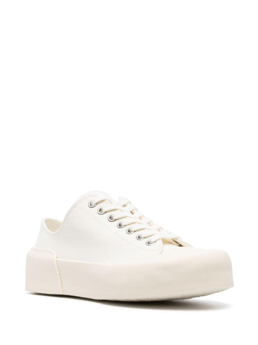 White White Leather Sneakers 3