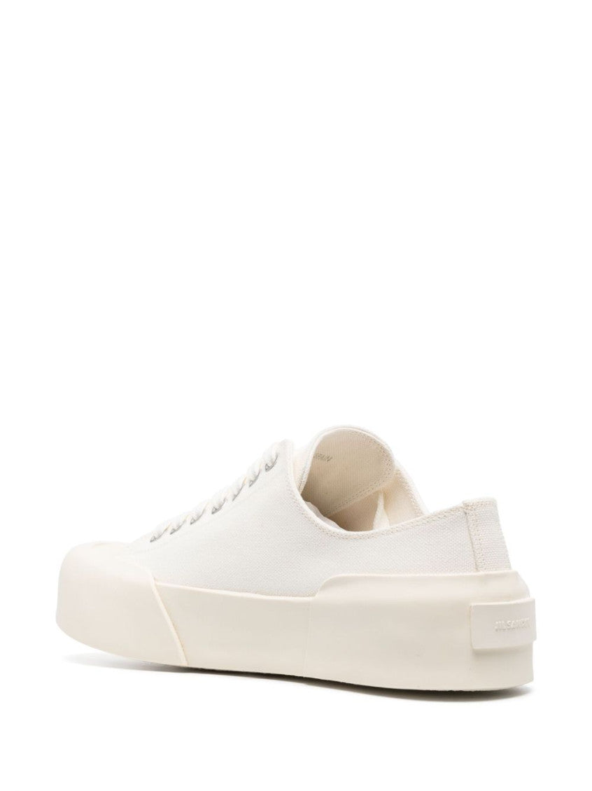 White White Leather Sneakers 4