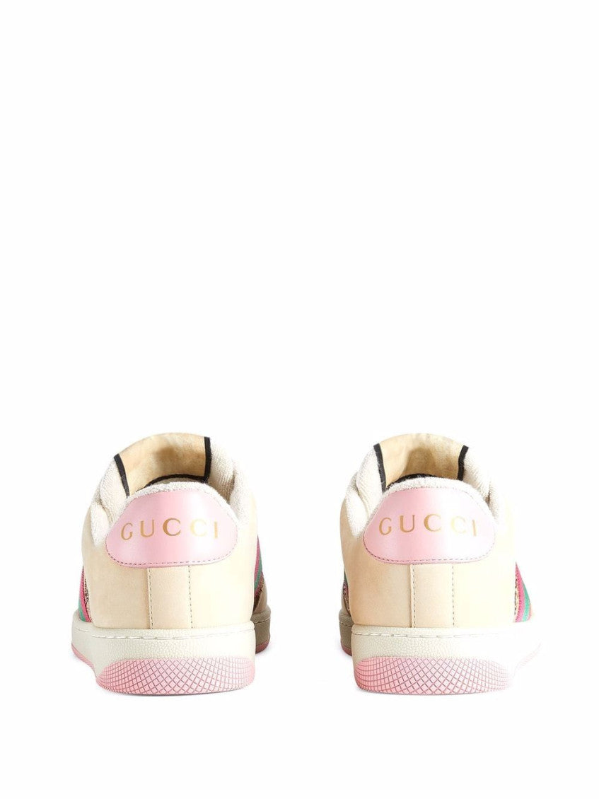 Pink Pink Lace Up Sneakers 2