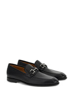 Black Black Penny Leather Loafers 1
