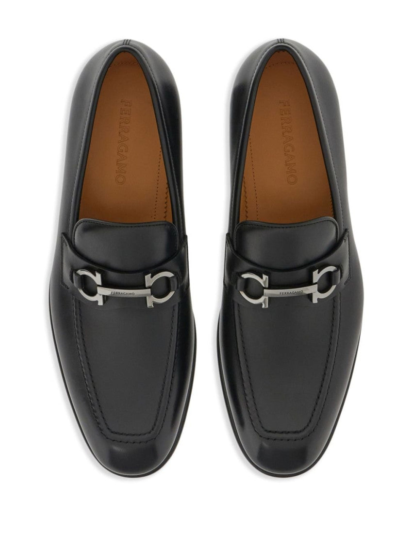 Black Black Penny Leather Loafers 2