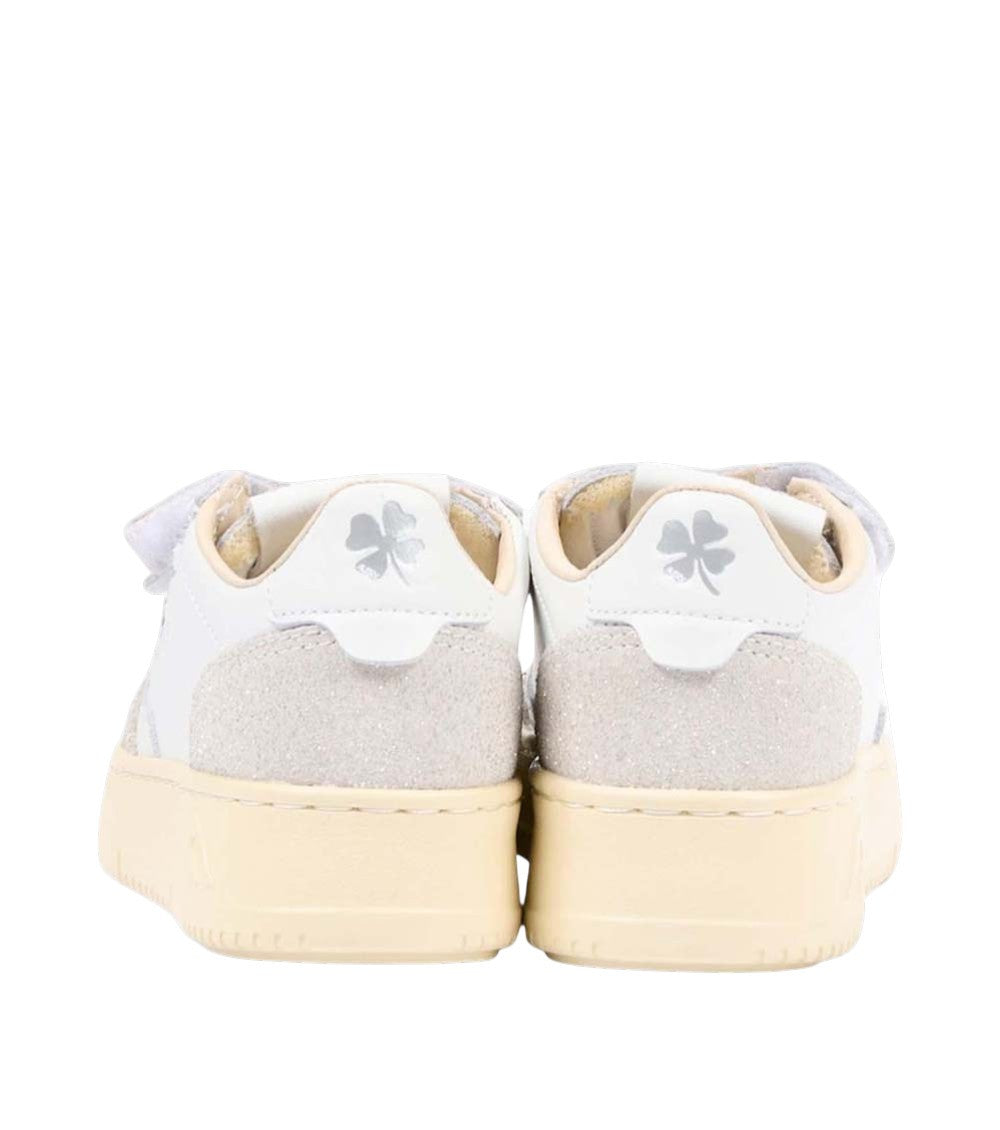 Kids White Logo Sneakers 4