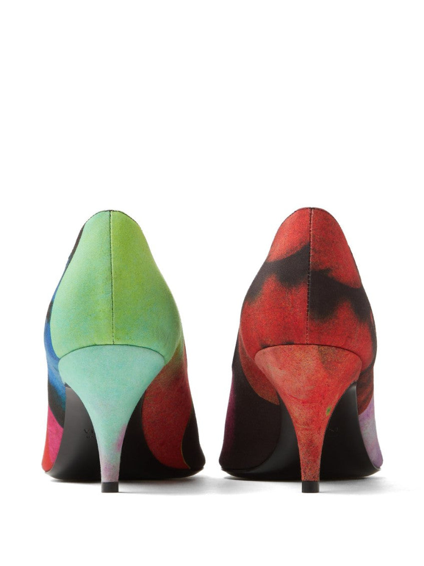 Multicolor Printed Pumps 3