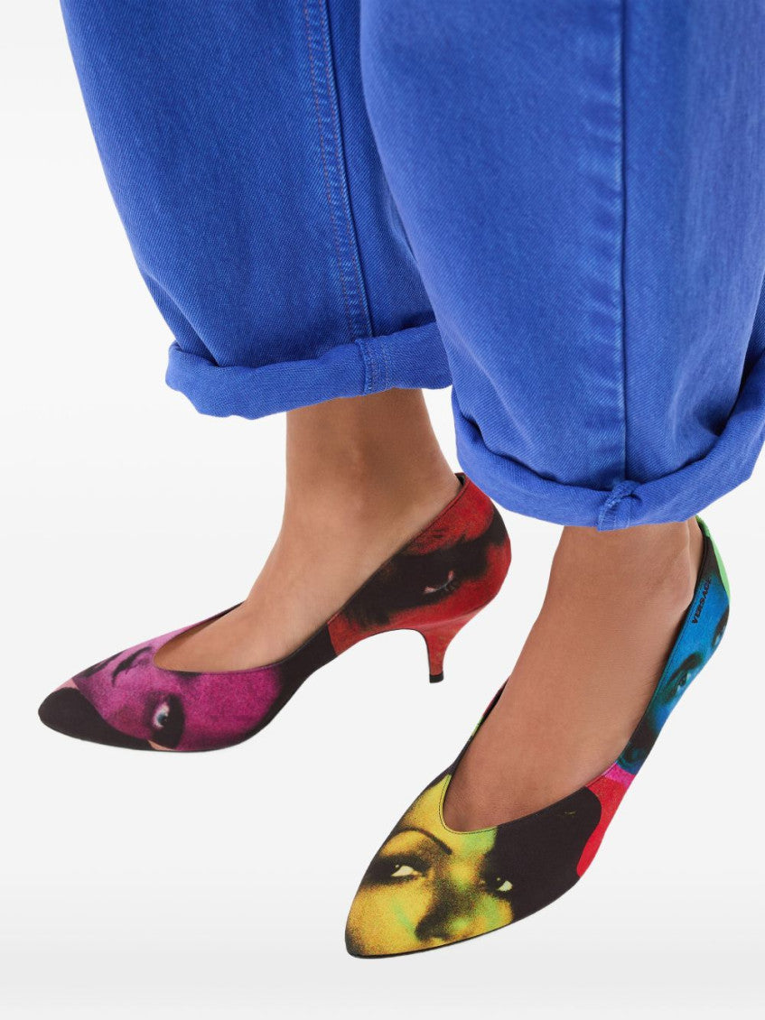 Multicolor Printed Pumps 5