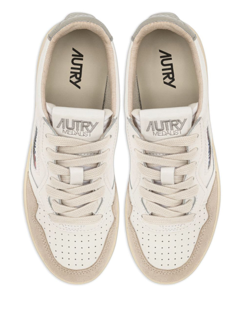White Medialist Low Sneakers 5
