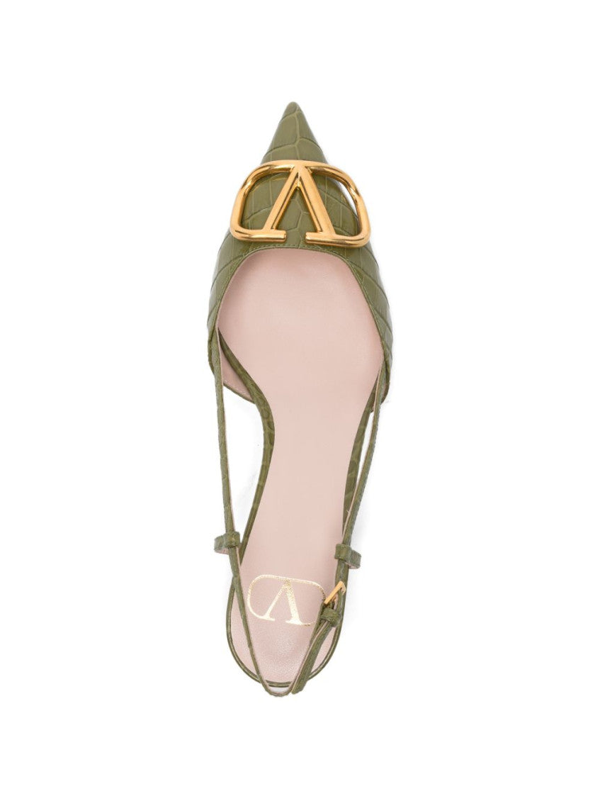 Green Logo Signature Pumps 3