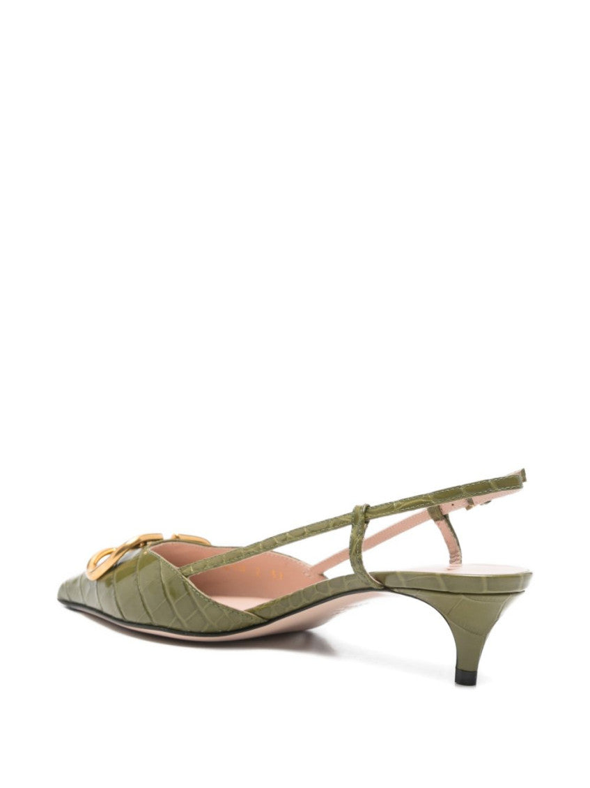 Green Logo Signature Pumps 4