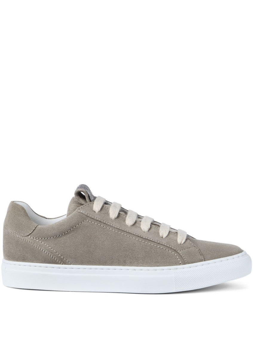 Brown Suede Sneakers 1