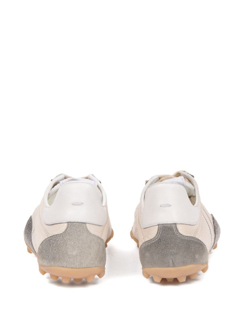 Beige Lace-up Sneakers 2