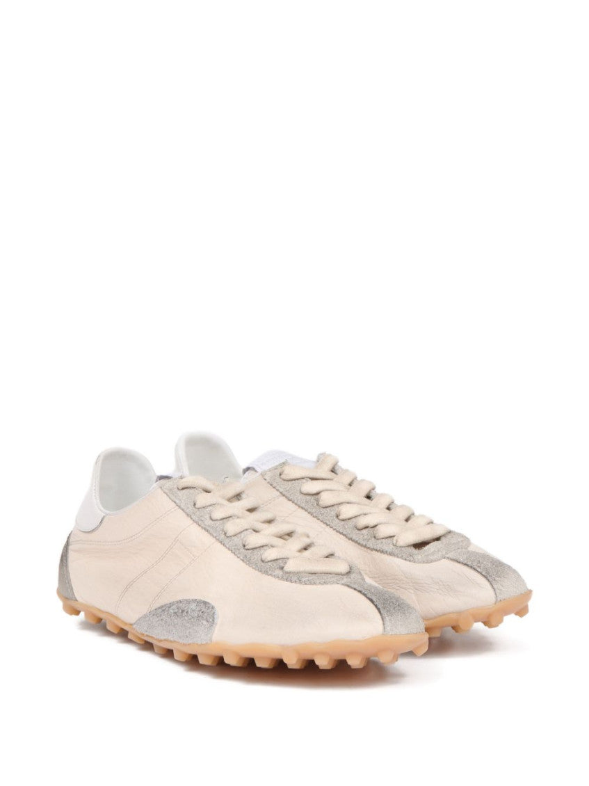 Beige Lace-up Sneakers 3
