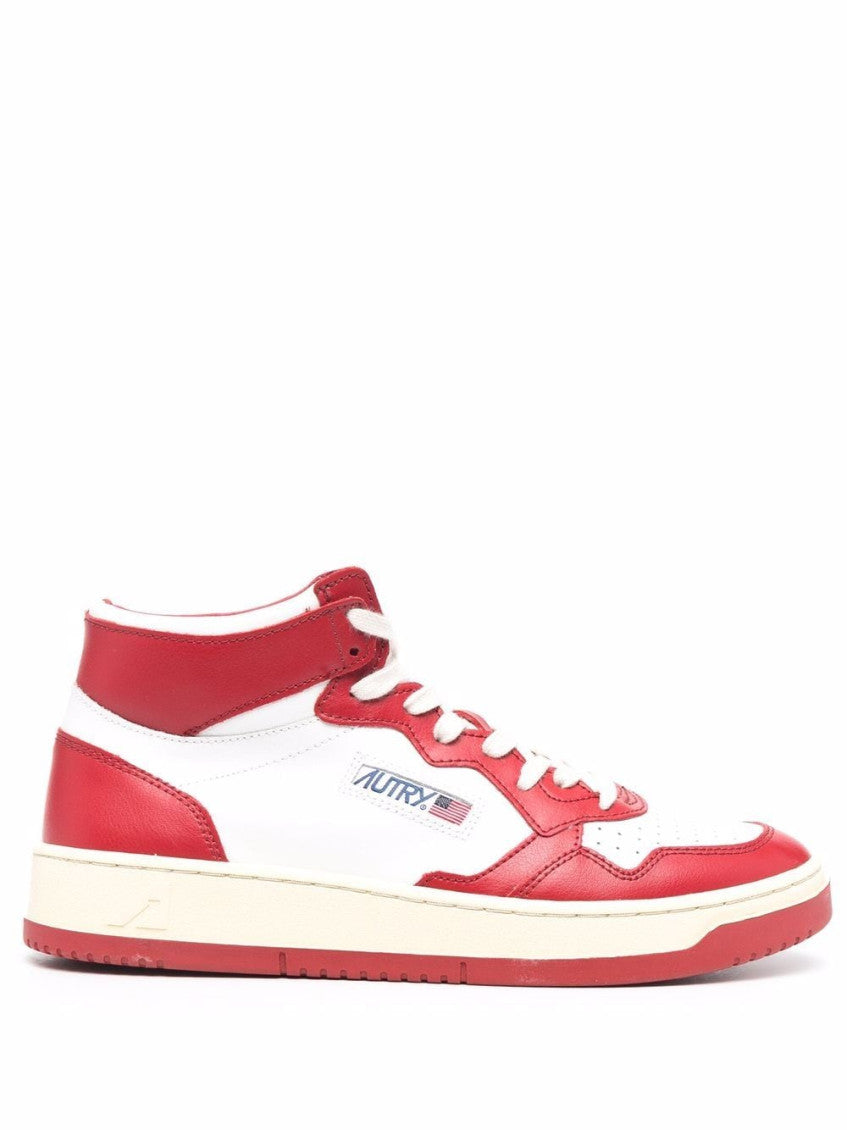 Red Side Logo Sneakers 1