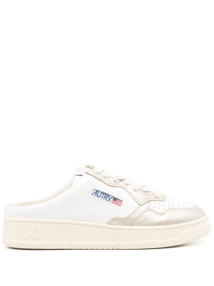 White Leather Sneakers 1