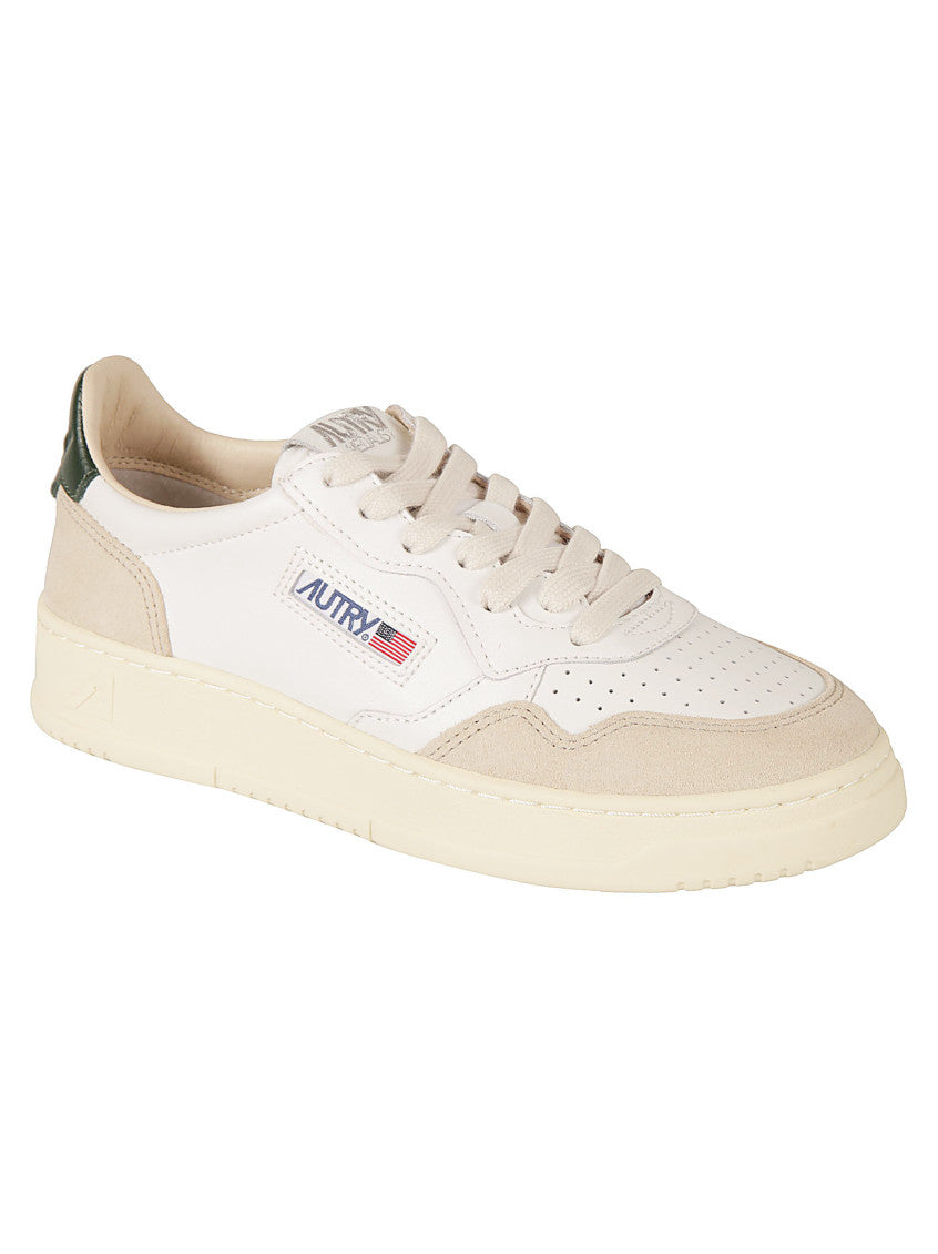 White Black Leather Sneakers 2
