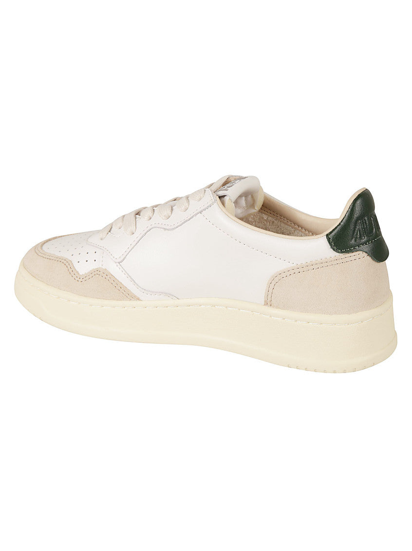 White Black Leather Sneakers 4