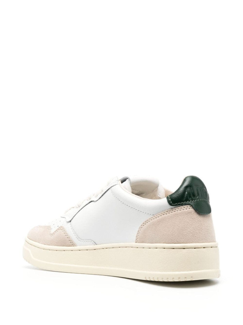 White Black Leather Sneakers 5