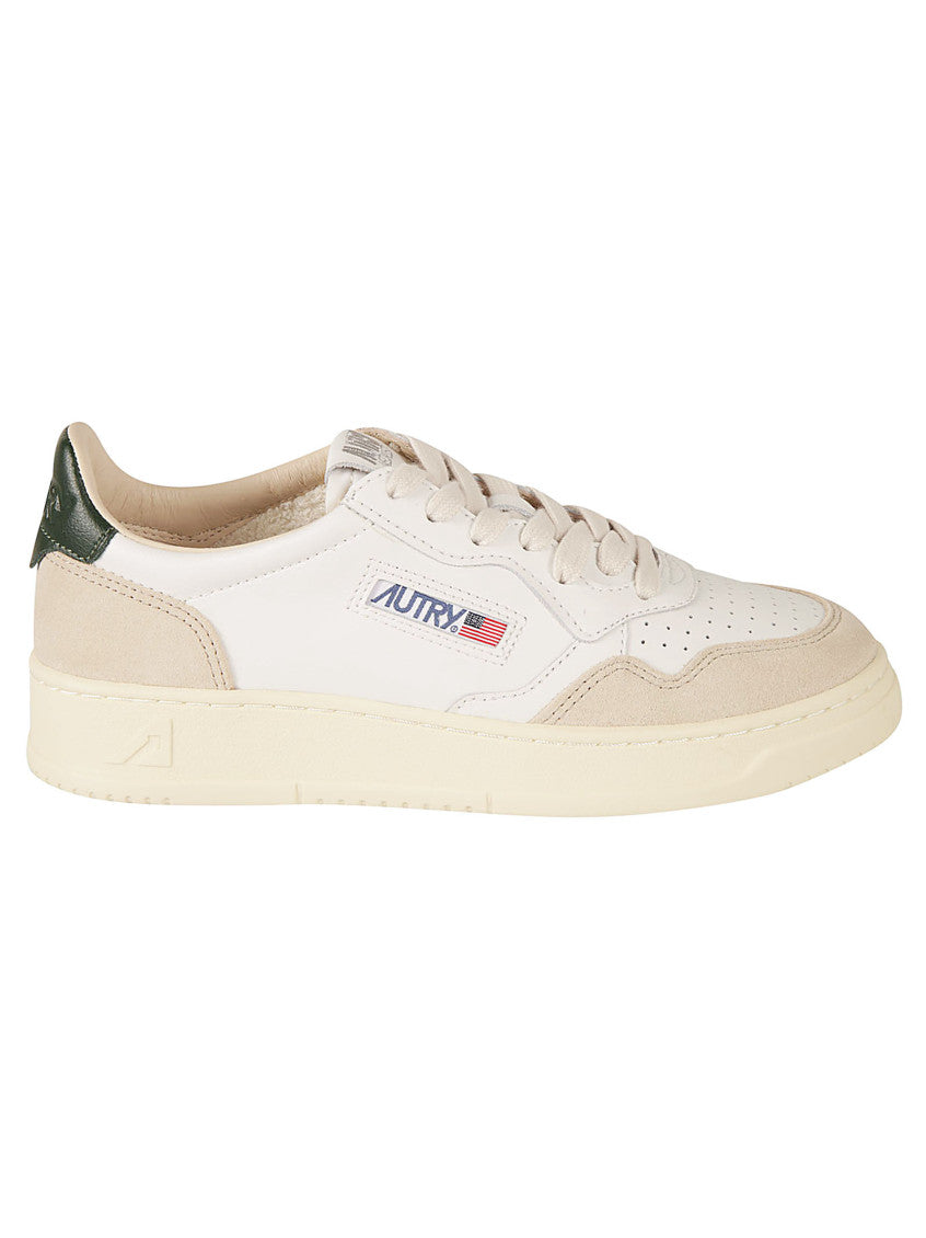 White Black Leather Sneakers 7
