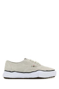 White Fabric Sneaker 1