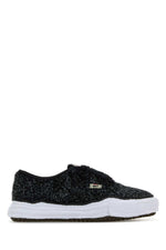Black Fabric Sneaker 1