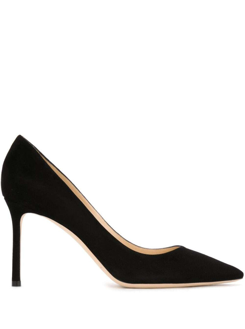 Black Slip On Pumps 1