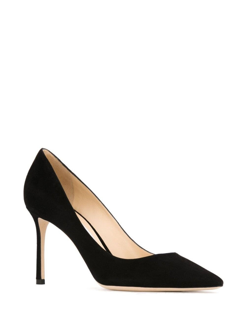 Black Slip On Pumps 2