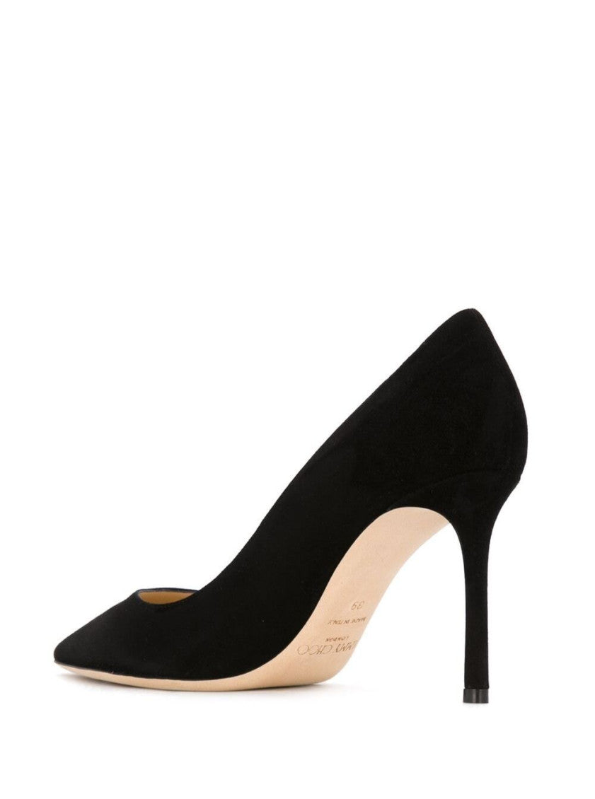 Black Slip On Pumps 3