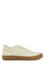 Off White Canvas Sneakers 1