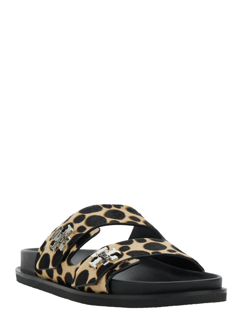 Brown Slip On Sandals 1
