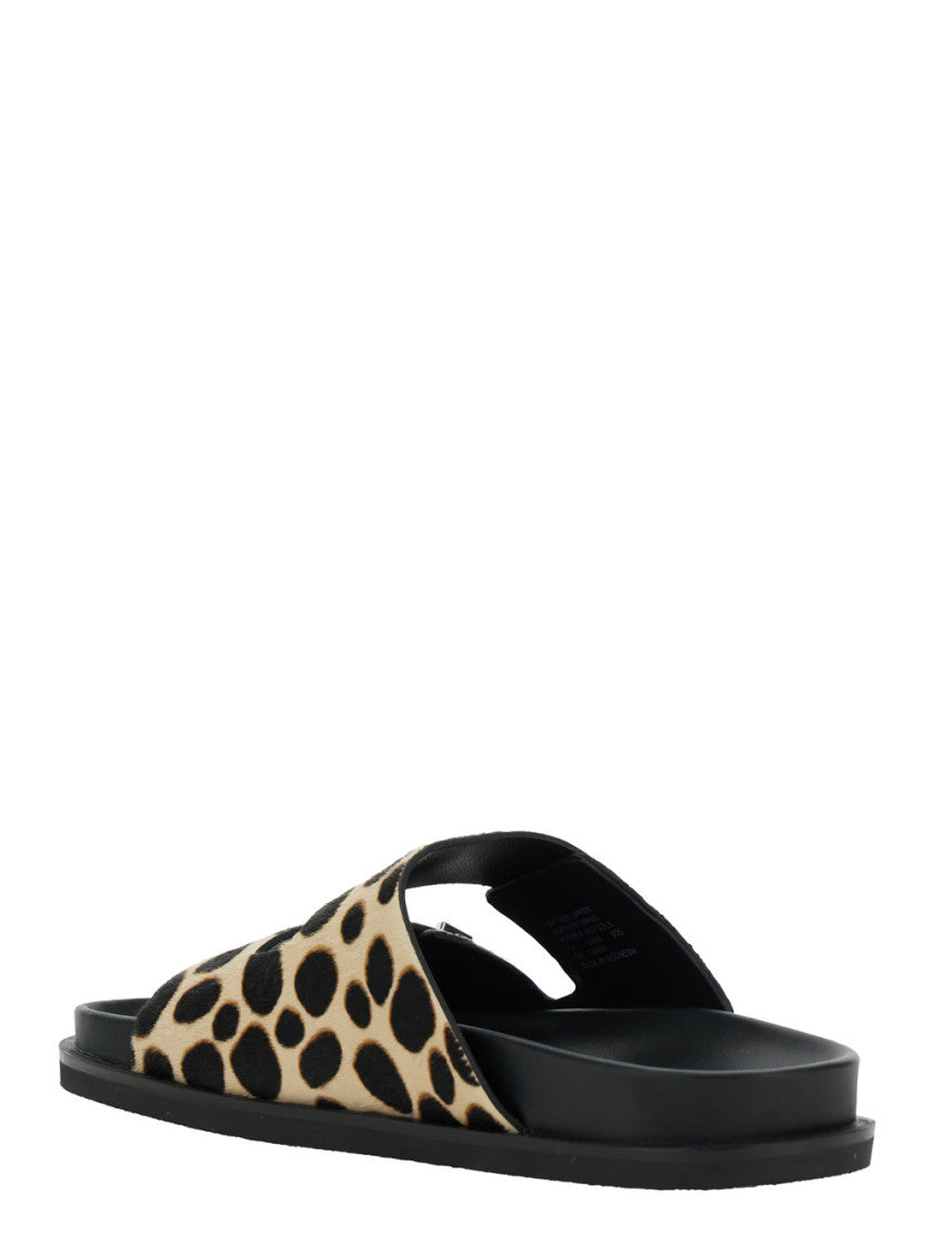 Brown Slip On Sandals 2
