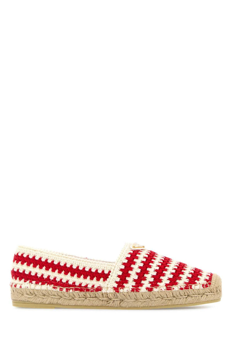 Red White Logo Espadrilles 1