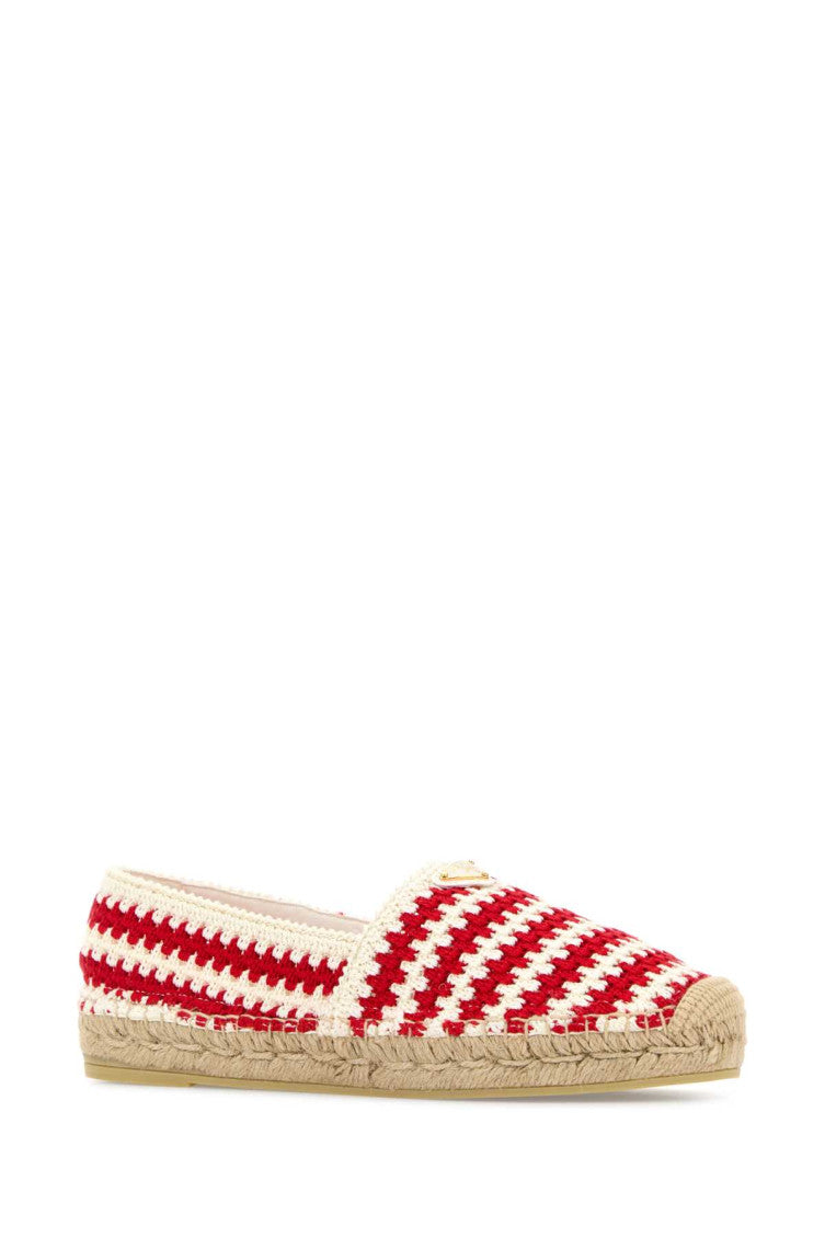 Red White Logo Espadrilles 2