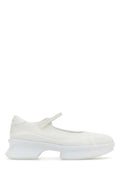 White Slip On Ballet Flats 1