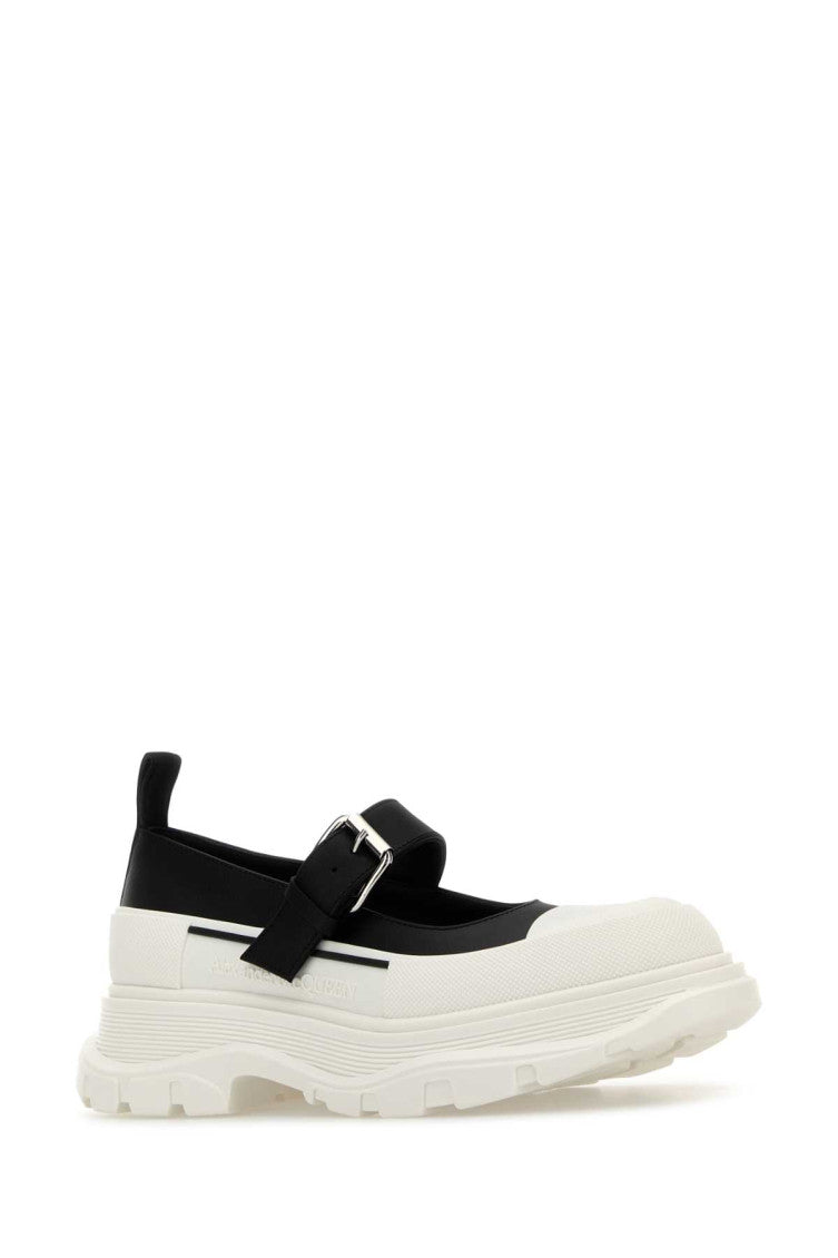 BlackWhite Logo Dress Shoes 2