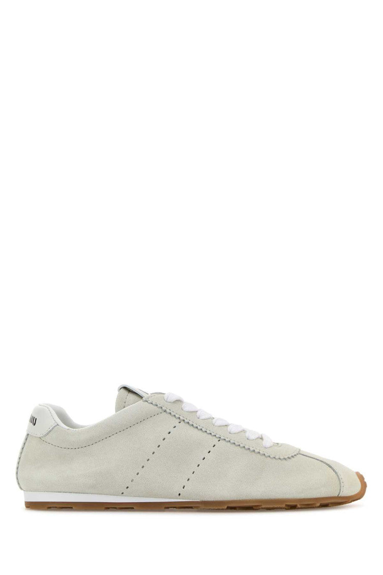 White Suede Sneakers 1