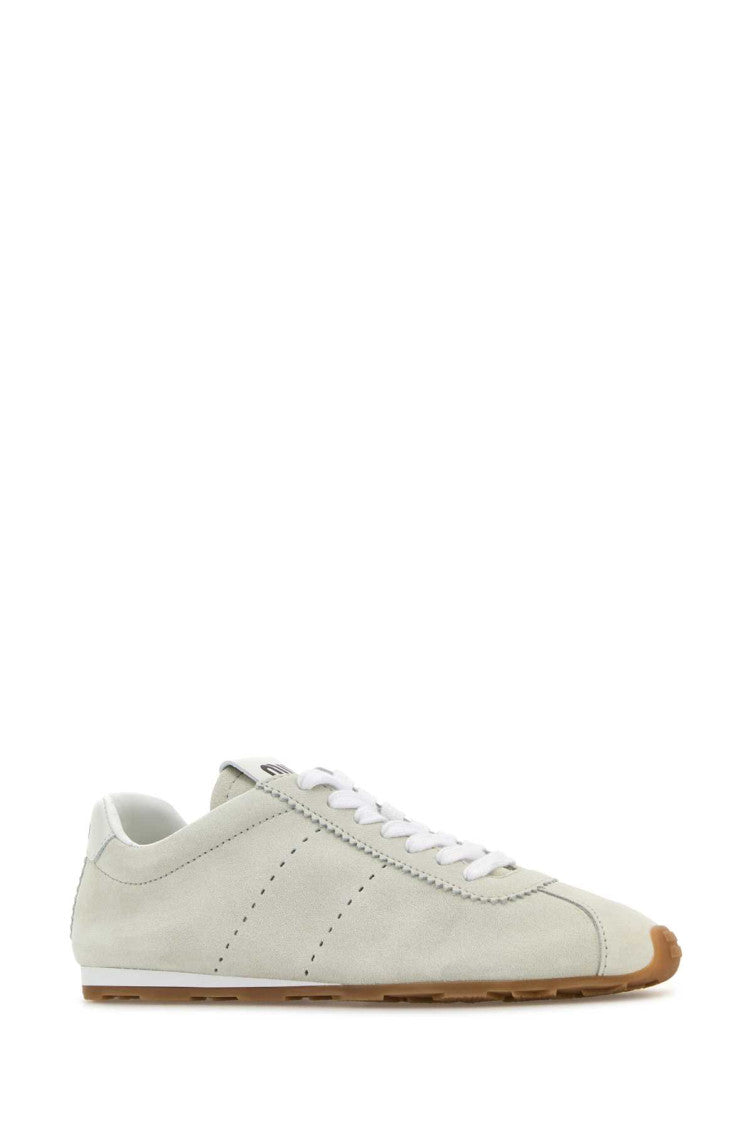 White Suede Sneakers 2