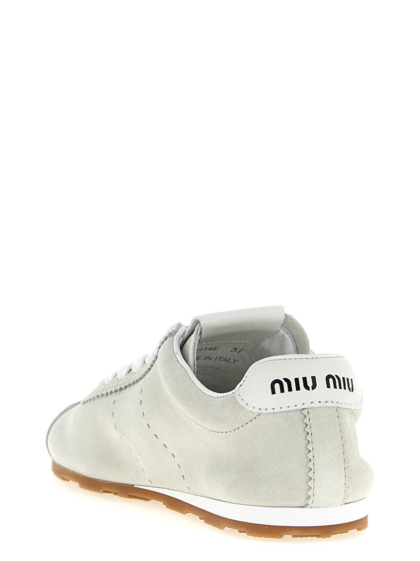 White Suede Sneakers 3
