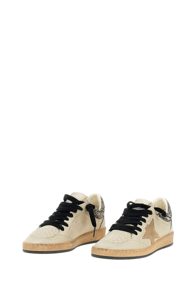 Beige Logo Sneakers 2