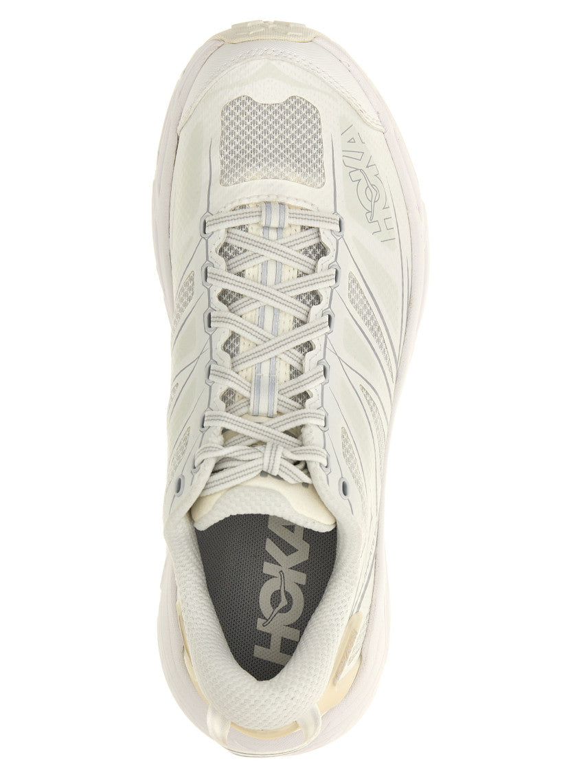 White Solid Round Toe Sneaker 4