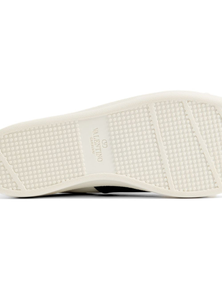 White Color Block Sneakers 2