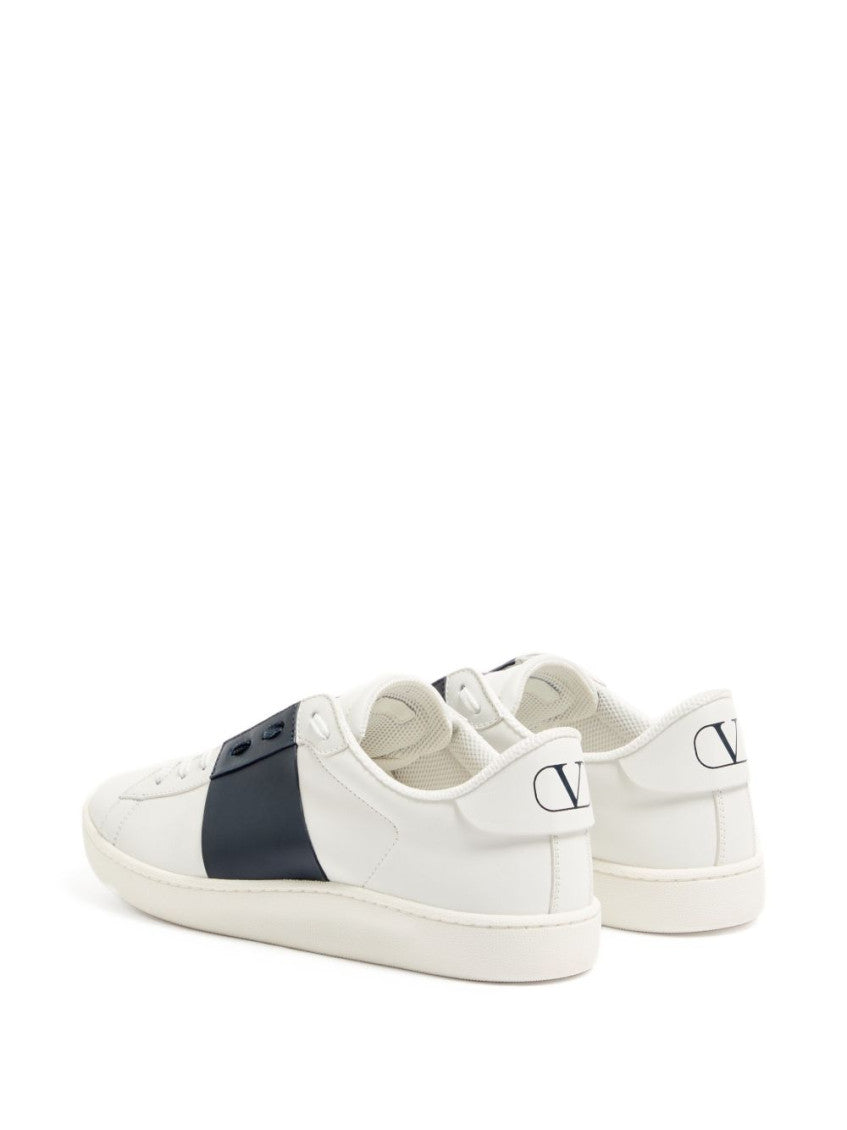 White Color Block Sneakers 5