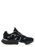 BlackWhite Logo Sneakers 1