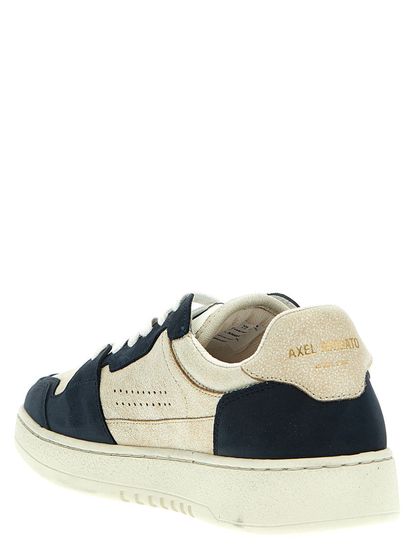 Beige Color Block Sneakers 3