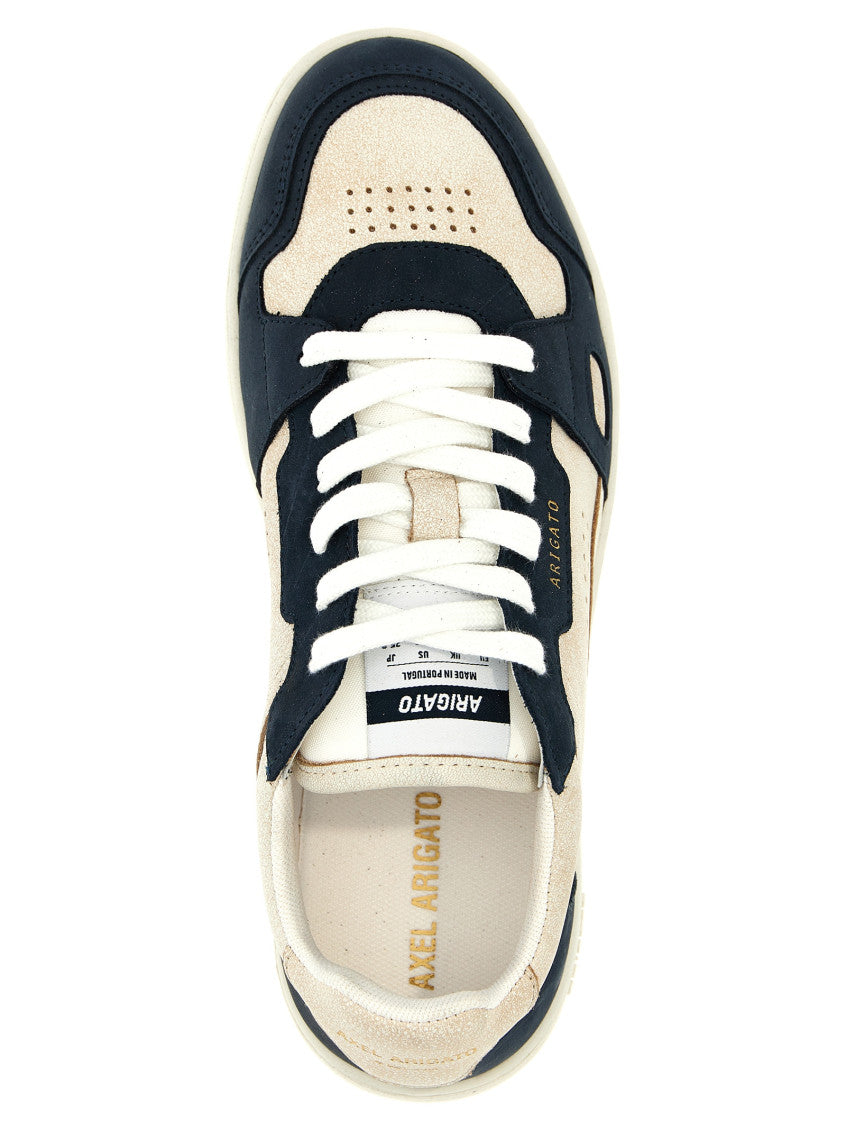 Beige Color Block Sneakers 4