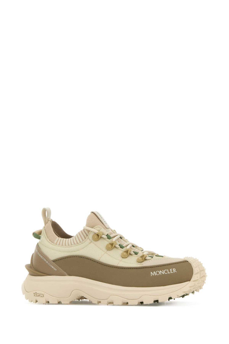 Beige Logo Sneakers 2