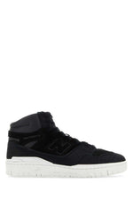Black Solid Lace Up Sneakers 1