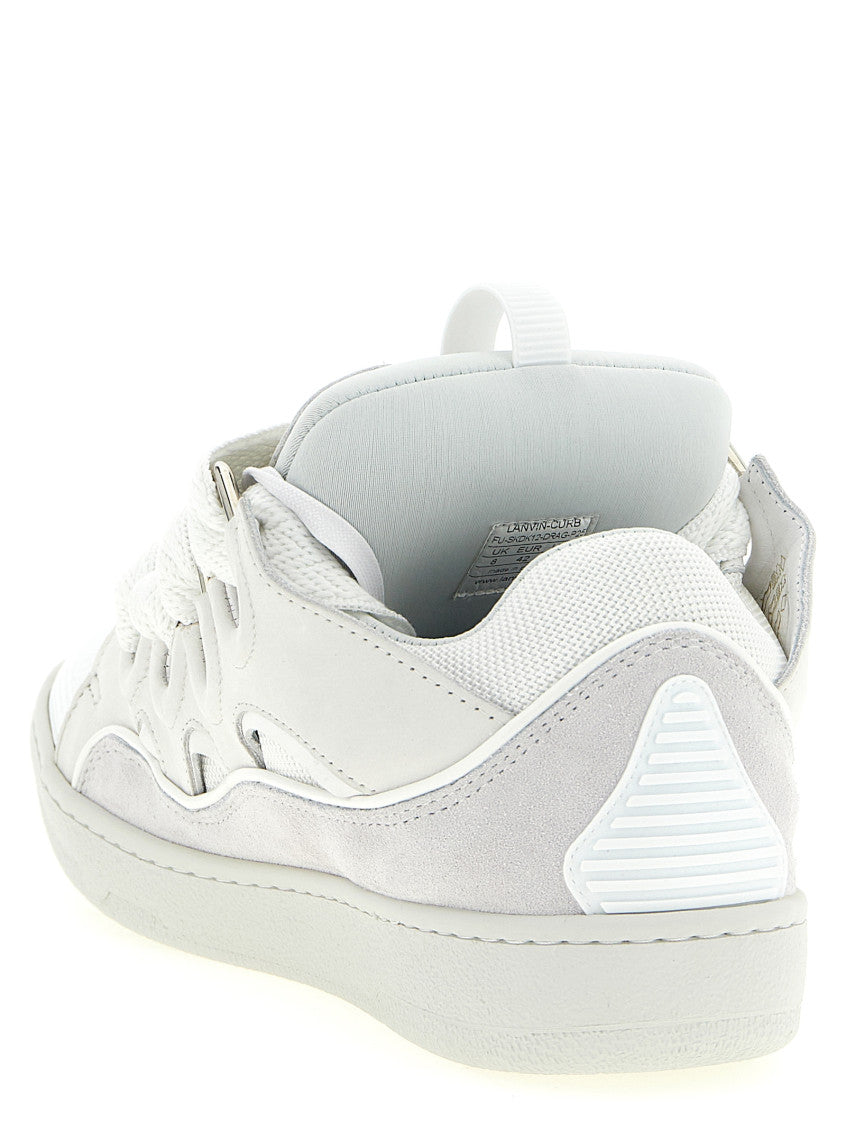 White Solid Sneakers 3