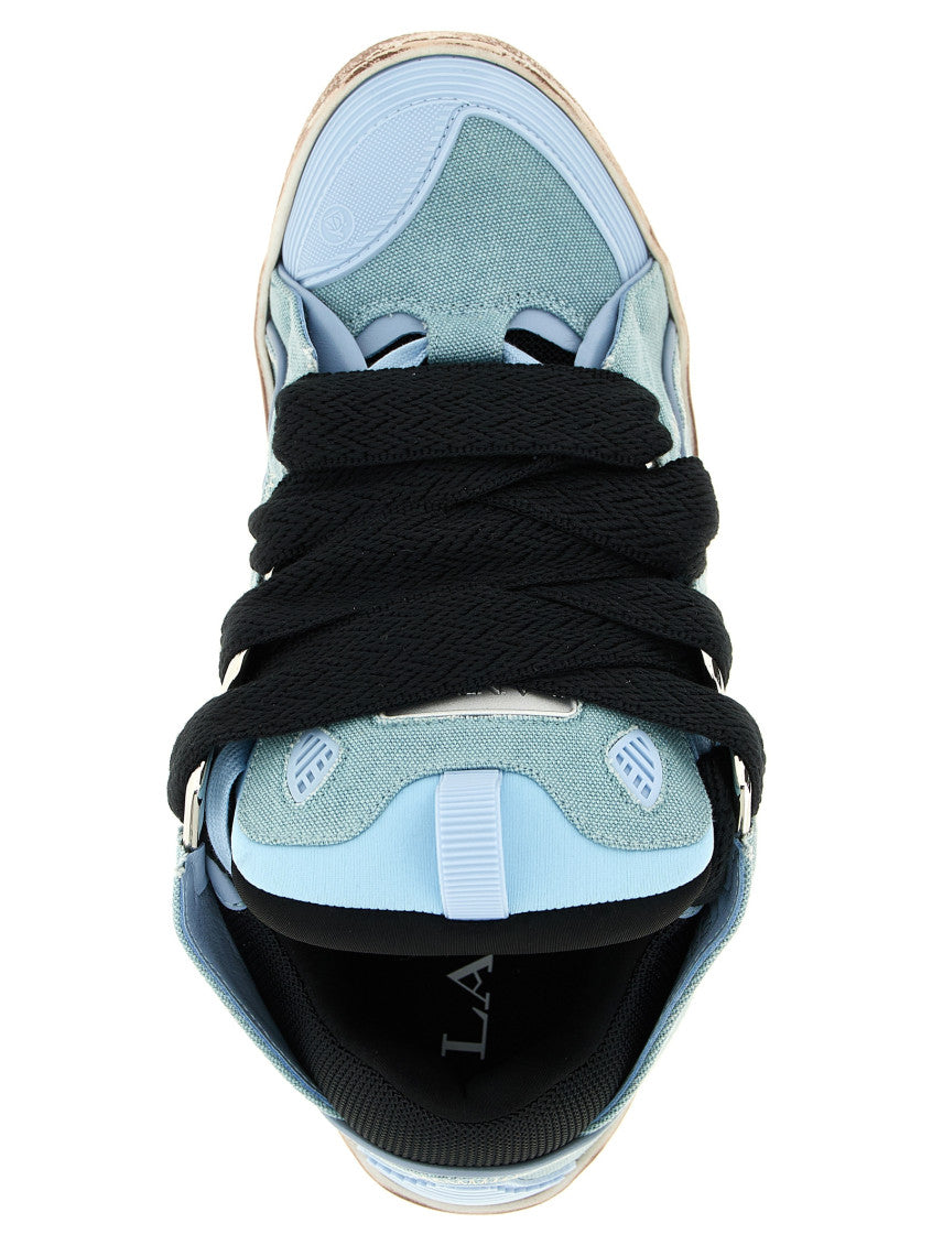 Light Blue Solid Sneakers 4