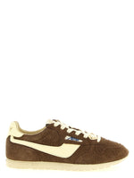 Brown Lace Up Sneakers 1