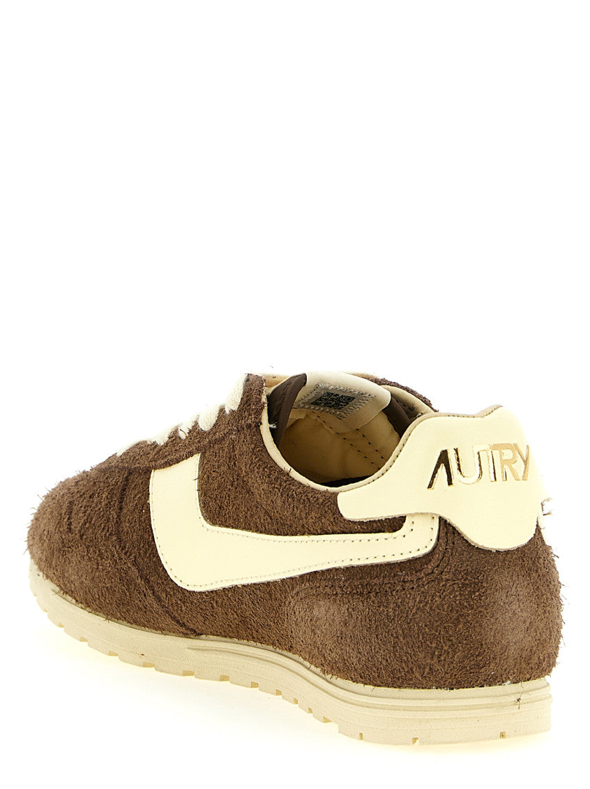 Brown Lace Up Sneakers 3