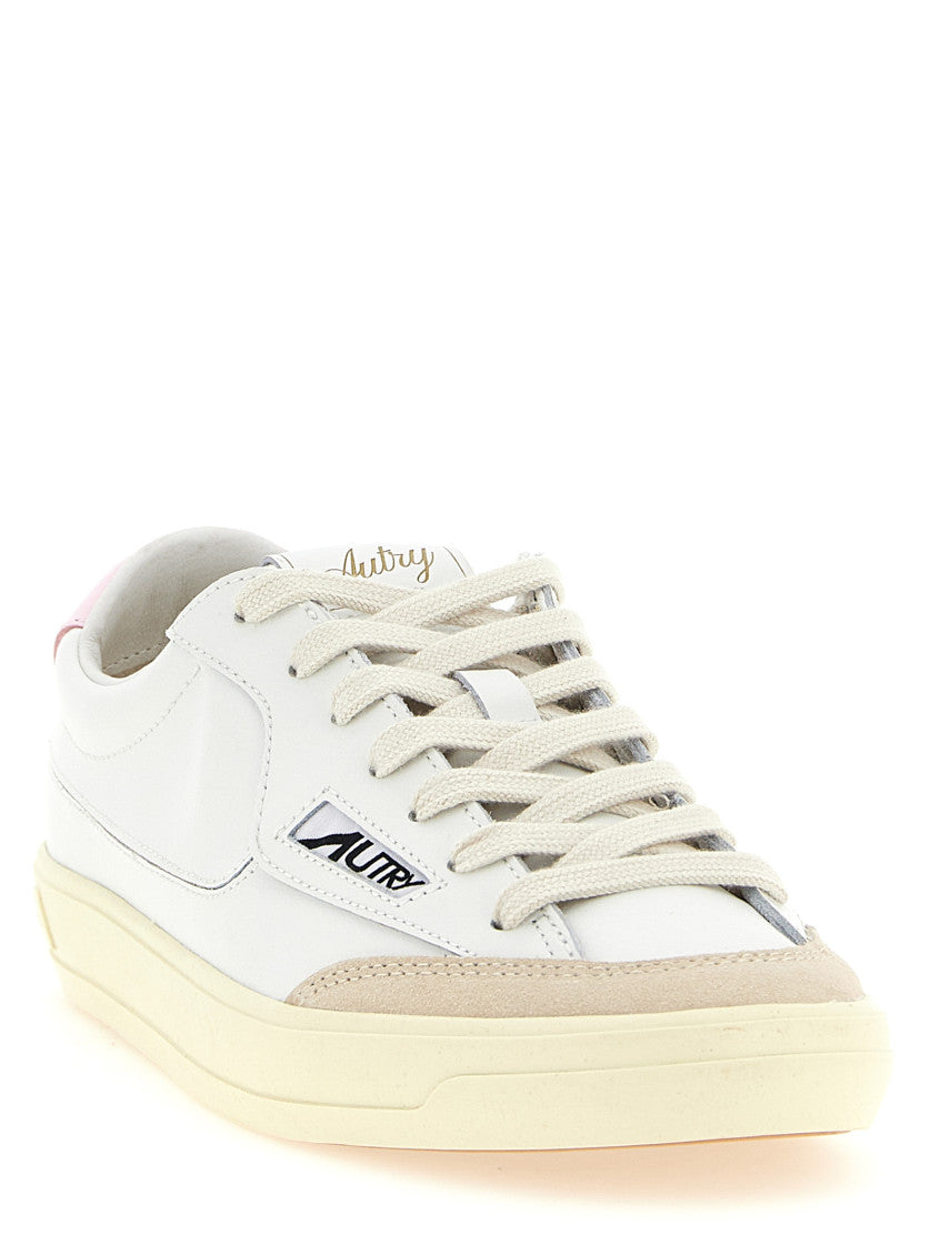White Lace Up Sneakers 2